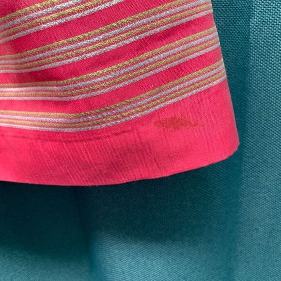 Lilly Pulitzer Strapless Mini Dress in Pink & Gold Size 00 - Picture 9 of 9